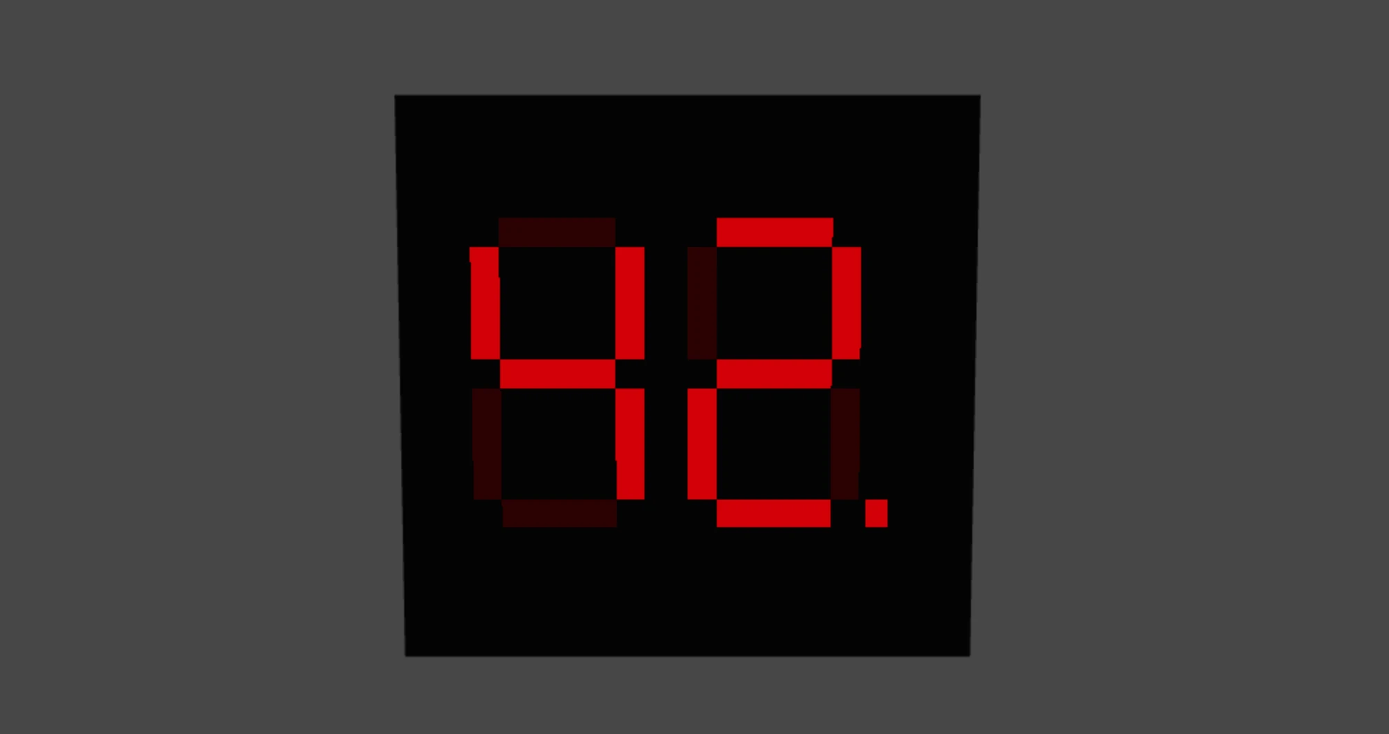 OSL shader node which draws digits