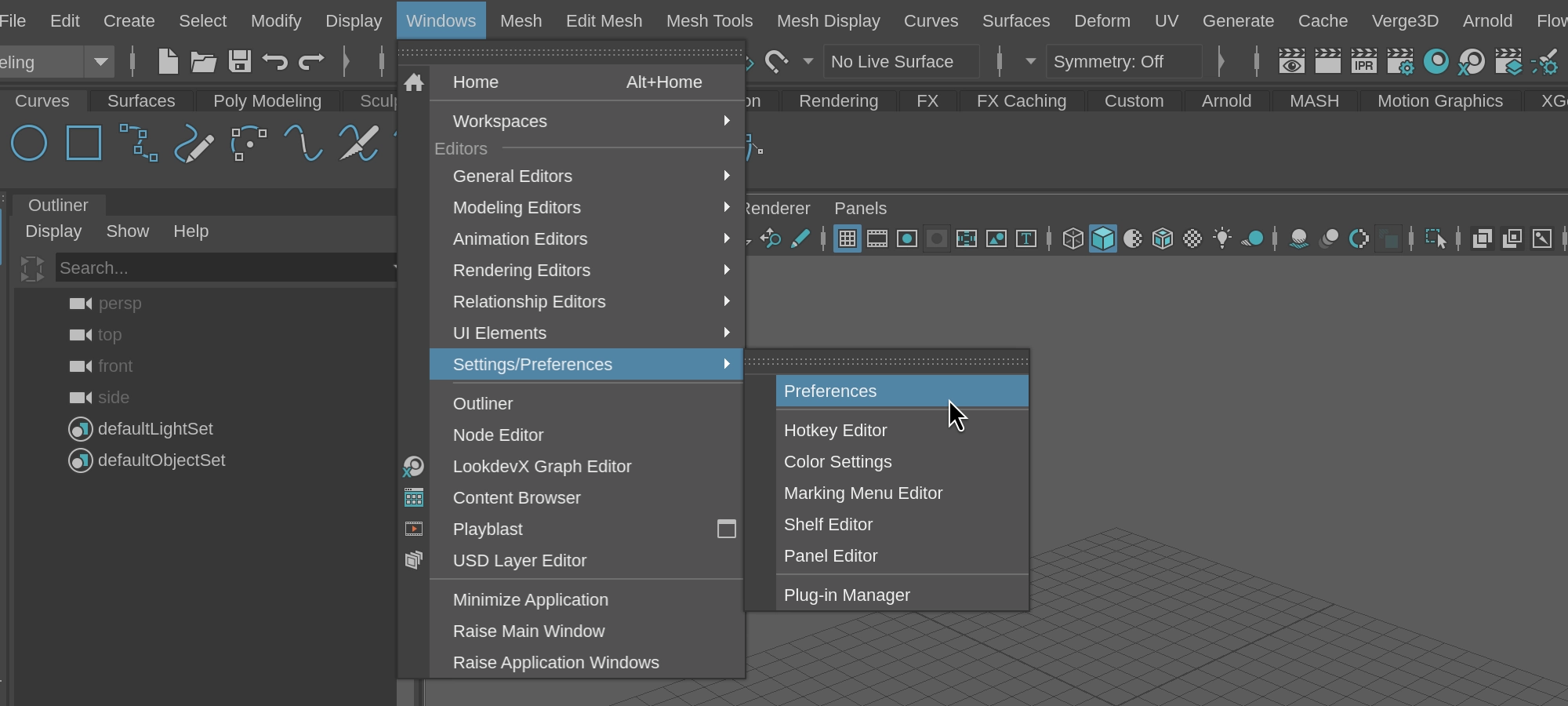 Maya preferences