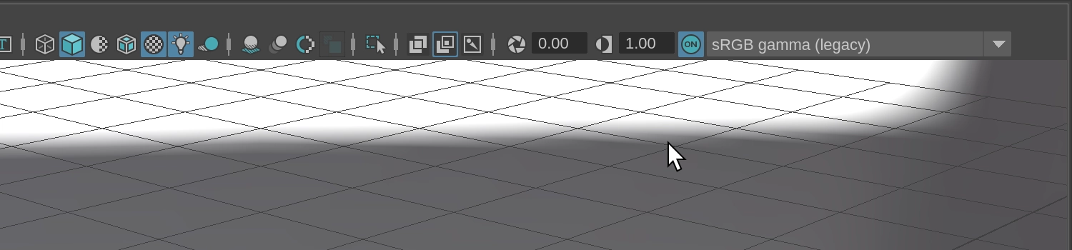 Maya sRGB view transform